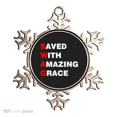Swag Saved With Amazing Grace Ornament