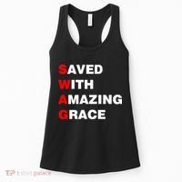 Swag Saved With Amazing Grace Women's Tank Top thumb 0