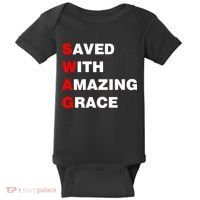 Swag Saved With Amazing Grace Baby Bodysuit thumb 0