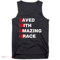 Swag Saved With Amazing Grace Tank Top thumb 0