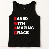 Swag Saved With Amazing Grace Tank Top thumb 2
