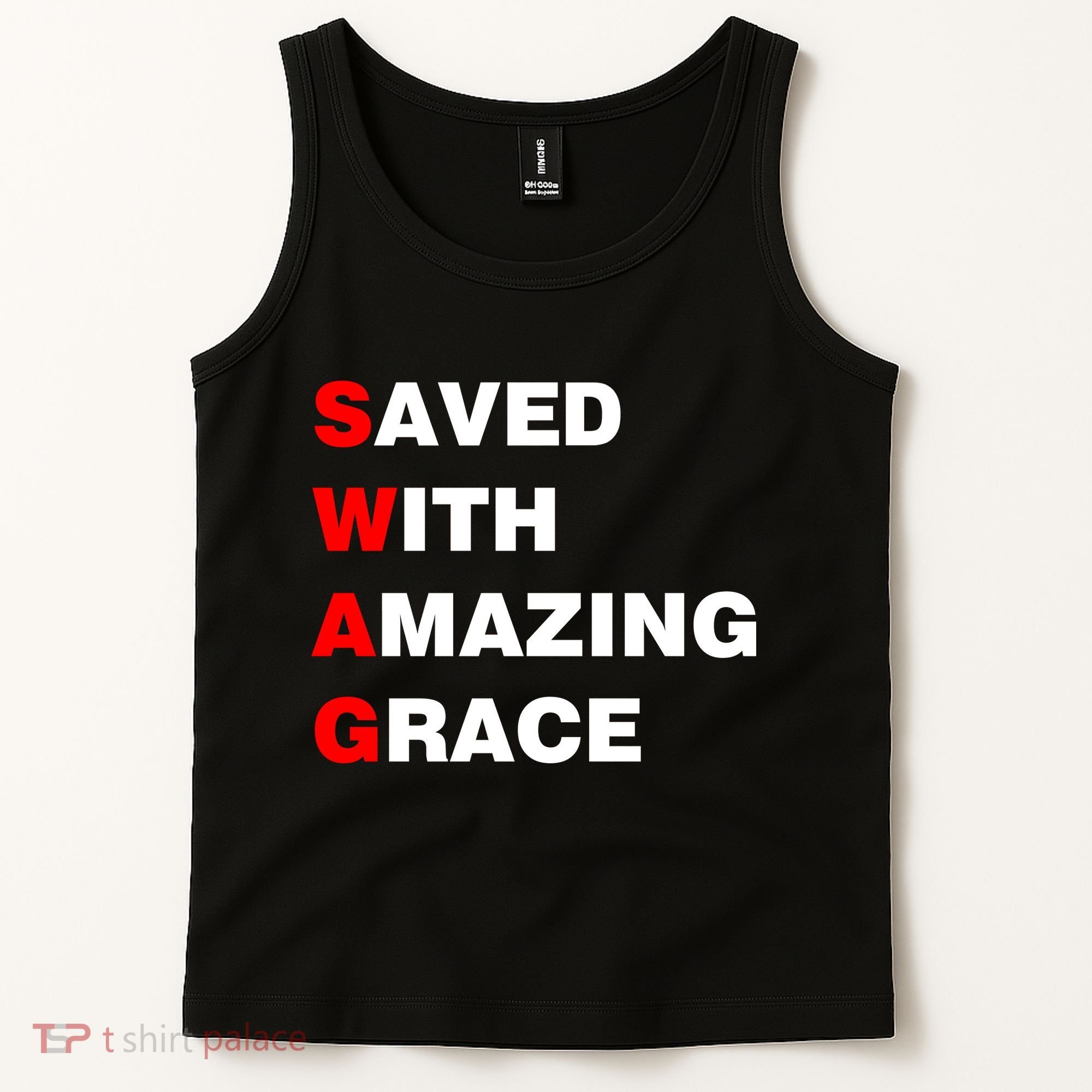 Swag Saved With Amazing Grace Tank Top