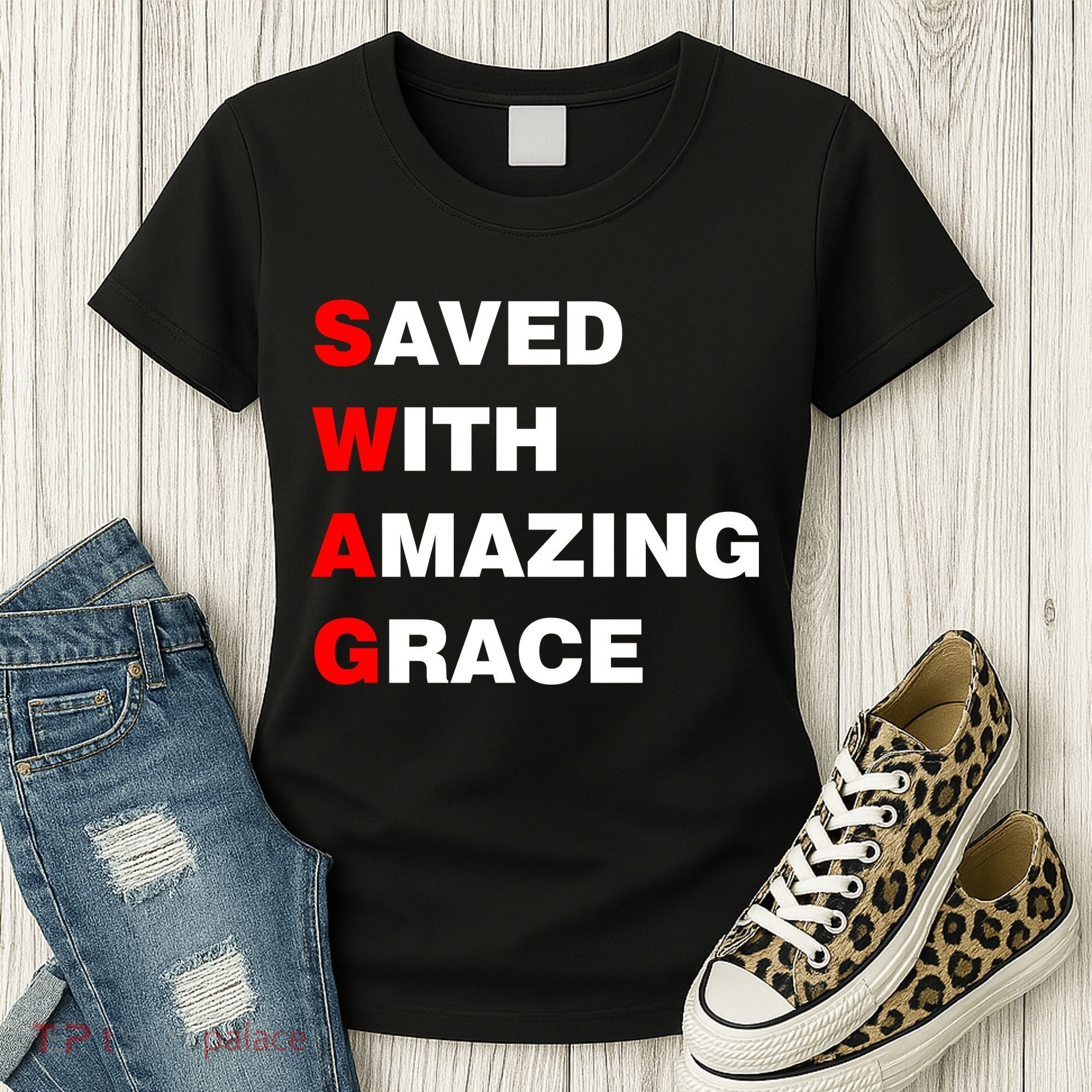 Swag Saved With Amazing Grace Women's T-Shirt