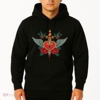 Swallows Heart Lockbox Sword Hoodie thumb 2