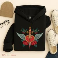 Swallows Heart Lockbox Sword Hoodie thumb 4