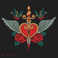 Swallows Heart Lockbox Sword Beanie thumb 2
