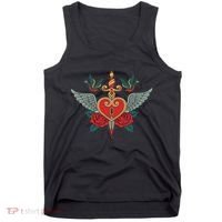 Swallows Heart Lockbox Sword Tank Top thumb 0