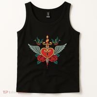 Swallows Heart Lockbox Sword Tank Top thumb 2