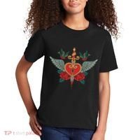 Swallows Heart Lockbox Sword Kids T-Shirt thumb 2