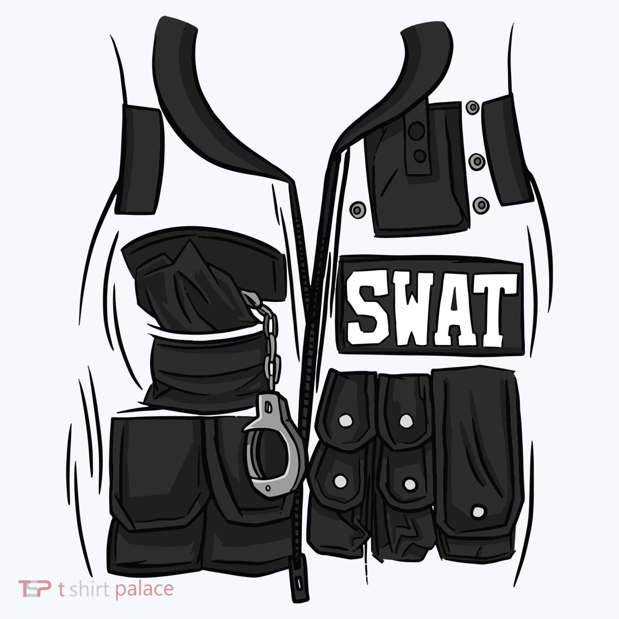 Swat Vest Uniform Ornament