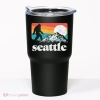 Seattle Washington Bigfoot Mountains Tumbler thumb 0