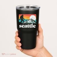 Seattle Washington Bigfoot Mountains Tumbler thumb 2