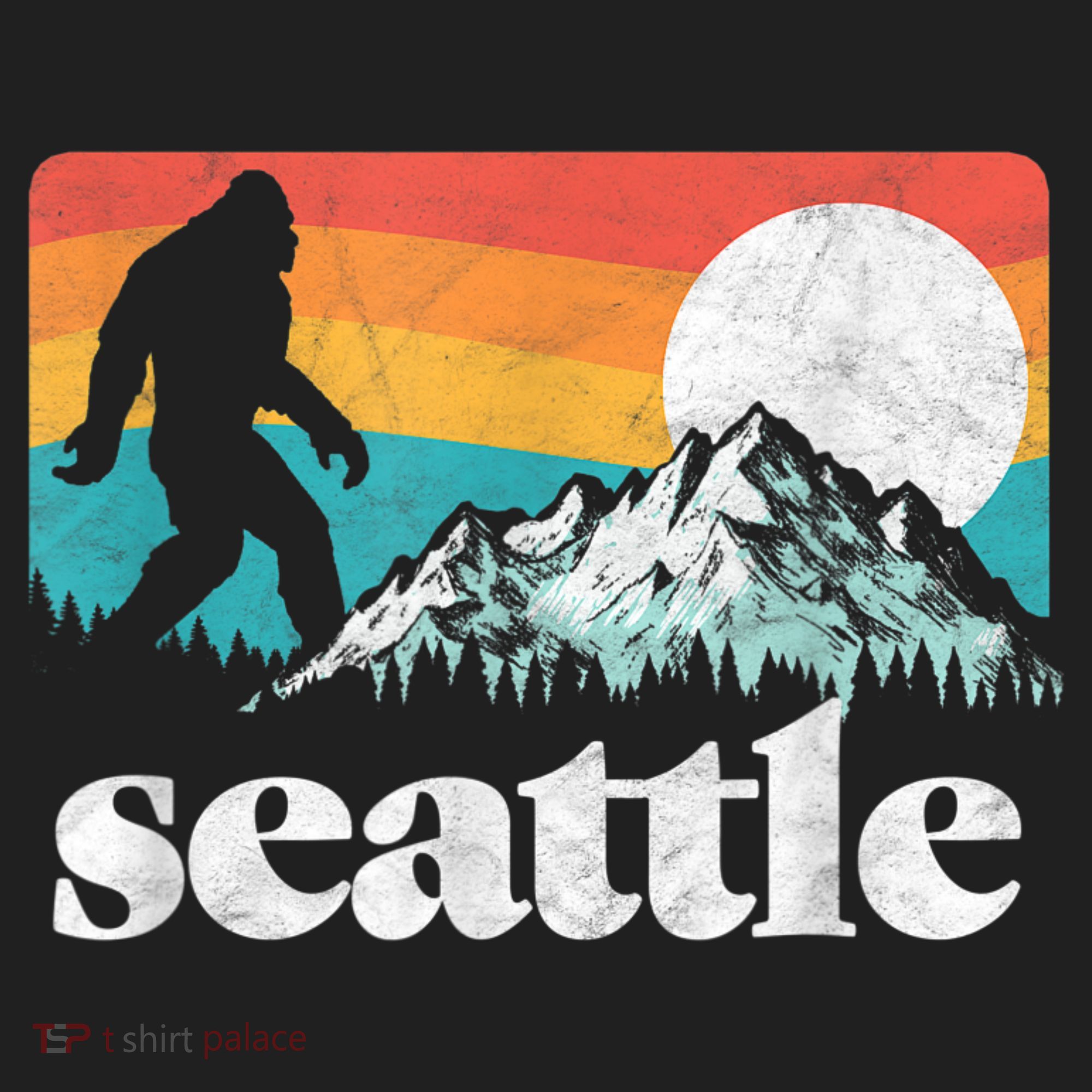 Seattle Washington Bigfoot Mountains Tumbler