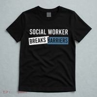Social Work Breaks Barriers Funny Social Worker T-Shirt thumb 5