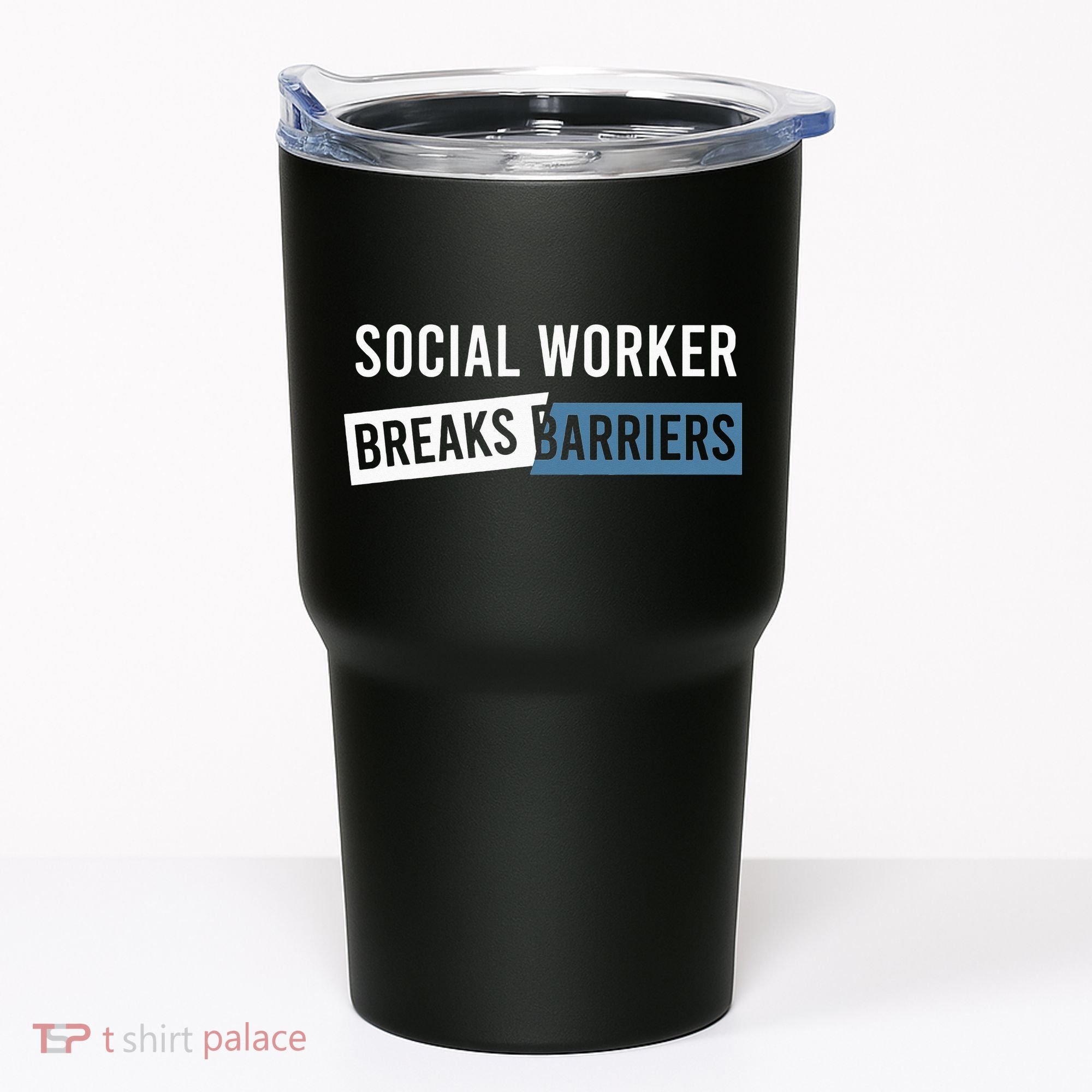 Social Work Breaks Barriers Funny Social Worker Tumbler