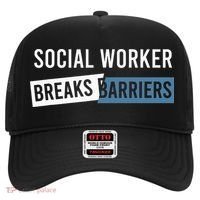 Social Work Breaks Barriers Funny Social Worker Hat thumb 0