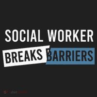 Social Work Breaks Barriers Funny Social Worker Hat thumb 2