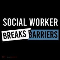 Social Work Breaks Barriers Funny Social Worker Tank Top thumb 6