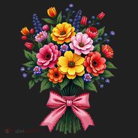 Spring Wildflower Bouquet Floral Arrangement Tumbler thumb 3