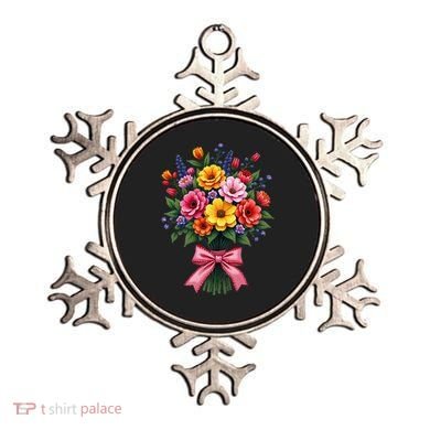 Spring Wildflower Bouquet Floral Arrangement Ornament