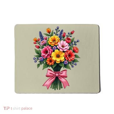 Spring Wildflower Bouquet Floral Arrangement Mousepad