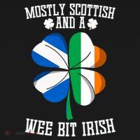 Scottish Wee Bit Irish Scotland St Patricks Day Gifts Flag Women's Hoodie thumb 2