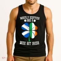 Scottish Wee Bit Irish Scotland St Patricks Day Gifts Flag Tank Top thumb 3