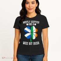 Scottish Wee Bit Irish Scotland St Patricks Day Gifts Flag Women's T-Shirt thumb 4