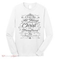 S With Bible Verses Christian Clothing S Long Sleeve Shirt thumb 0