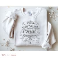 S With Bible Verses Christian Clothing S Sweatshirt thumb 2