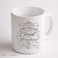 S With Bible Verses Christian Clothing S Coffee Mug thumb 1