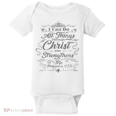 S With Bible Verses Christian Clothing S Baby Bodysuit