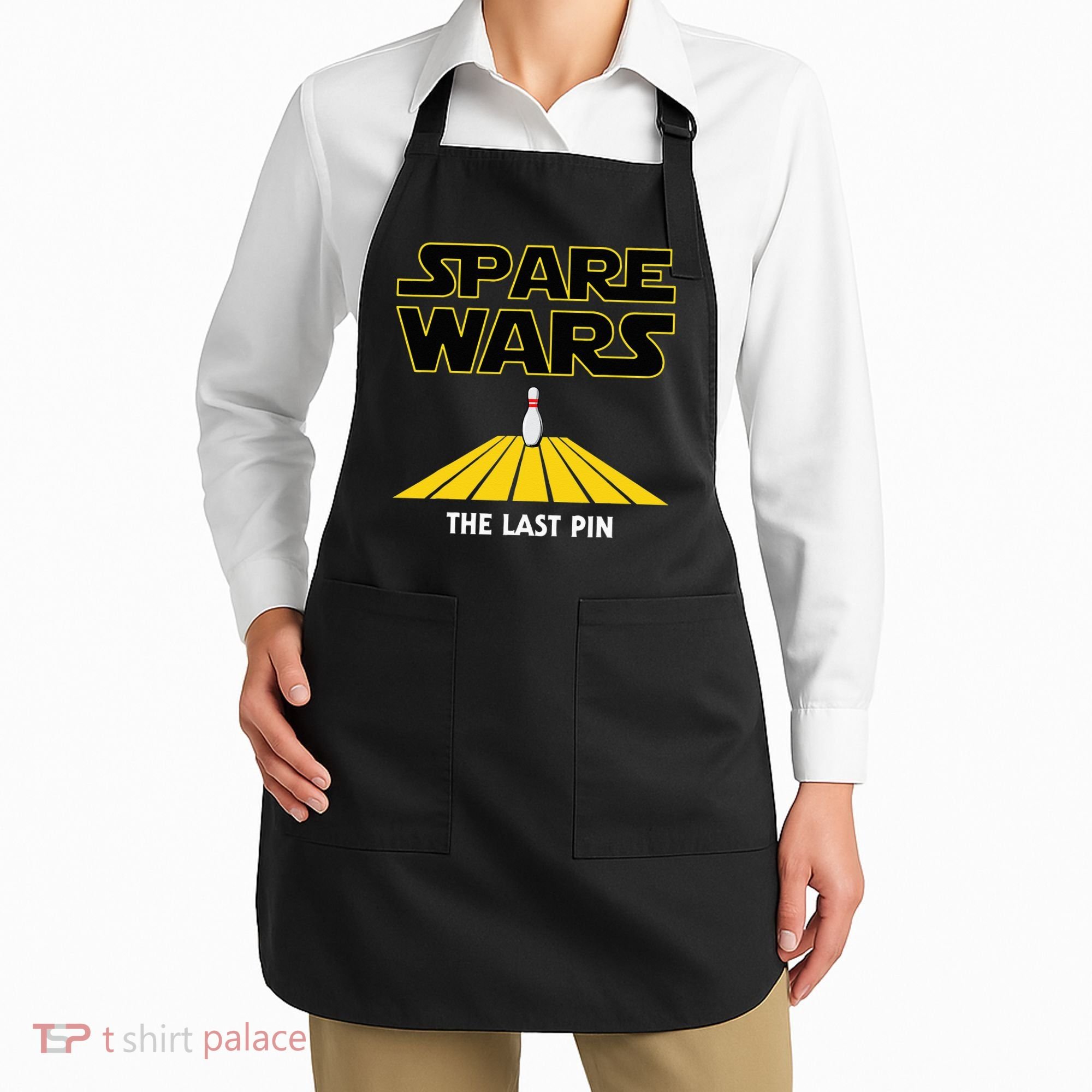 Spare Wars Bowler & Bowling Parody Apron