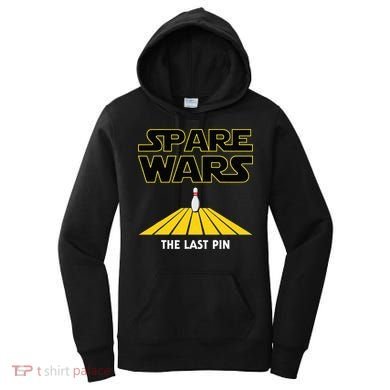 Spare Wars Bowler & Bowling Parody Women's Hoodie