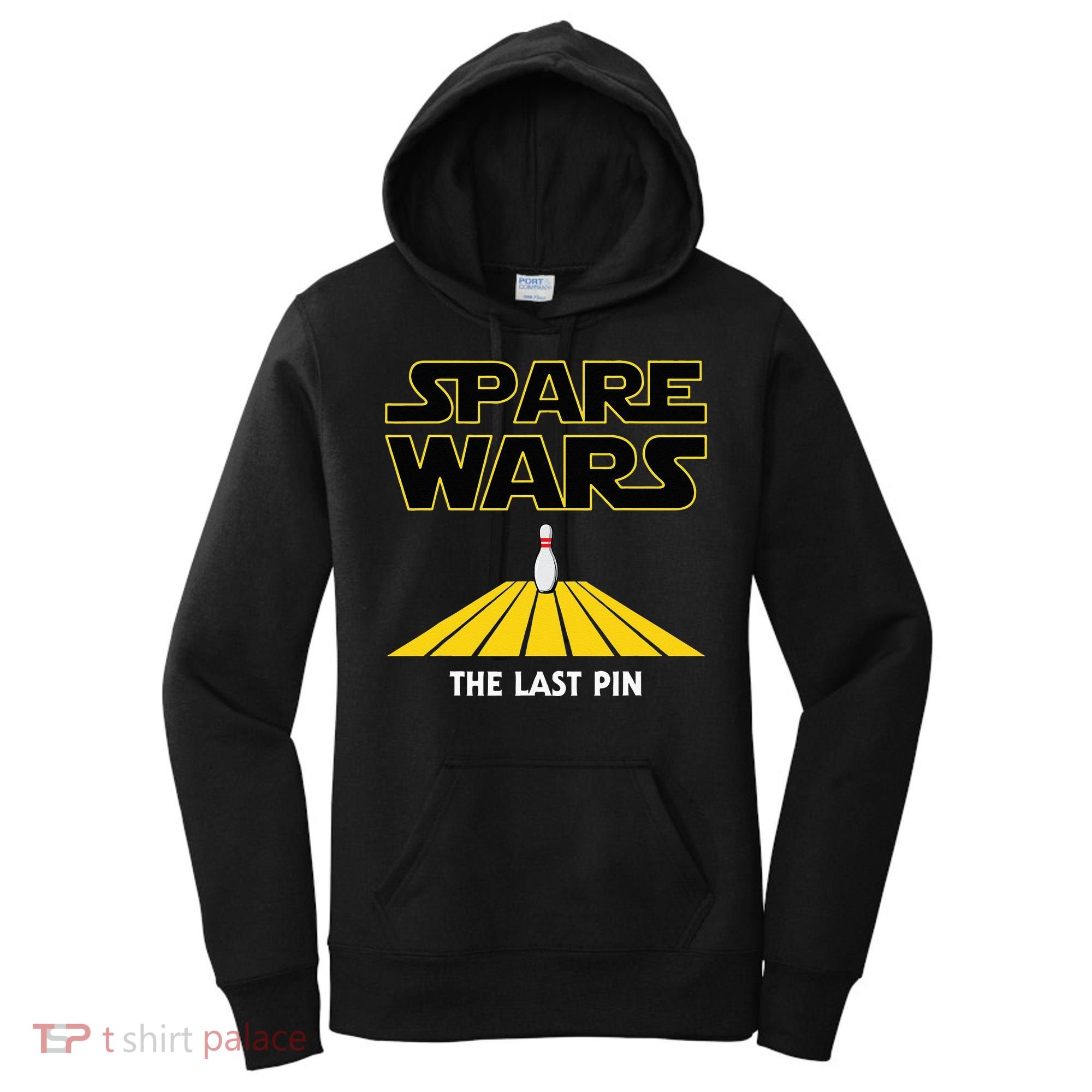 Spare Wars Bowler & Bowling Parody Women's Hoodie