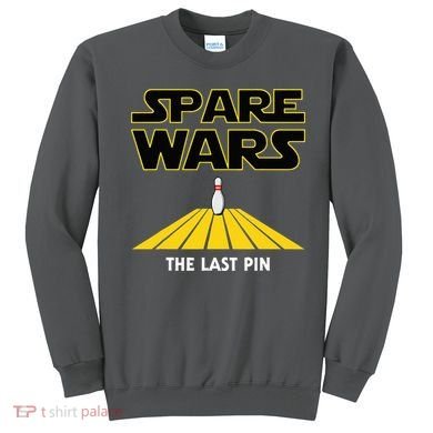 Spare Wars Bowler & Bowling Parody Sweatshirt