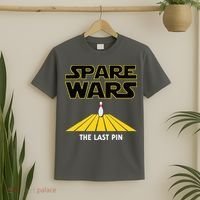 Spare Wars Bowler & Bowling Parody T-Shirt thumb 2