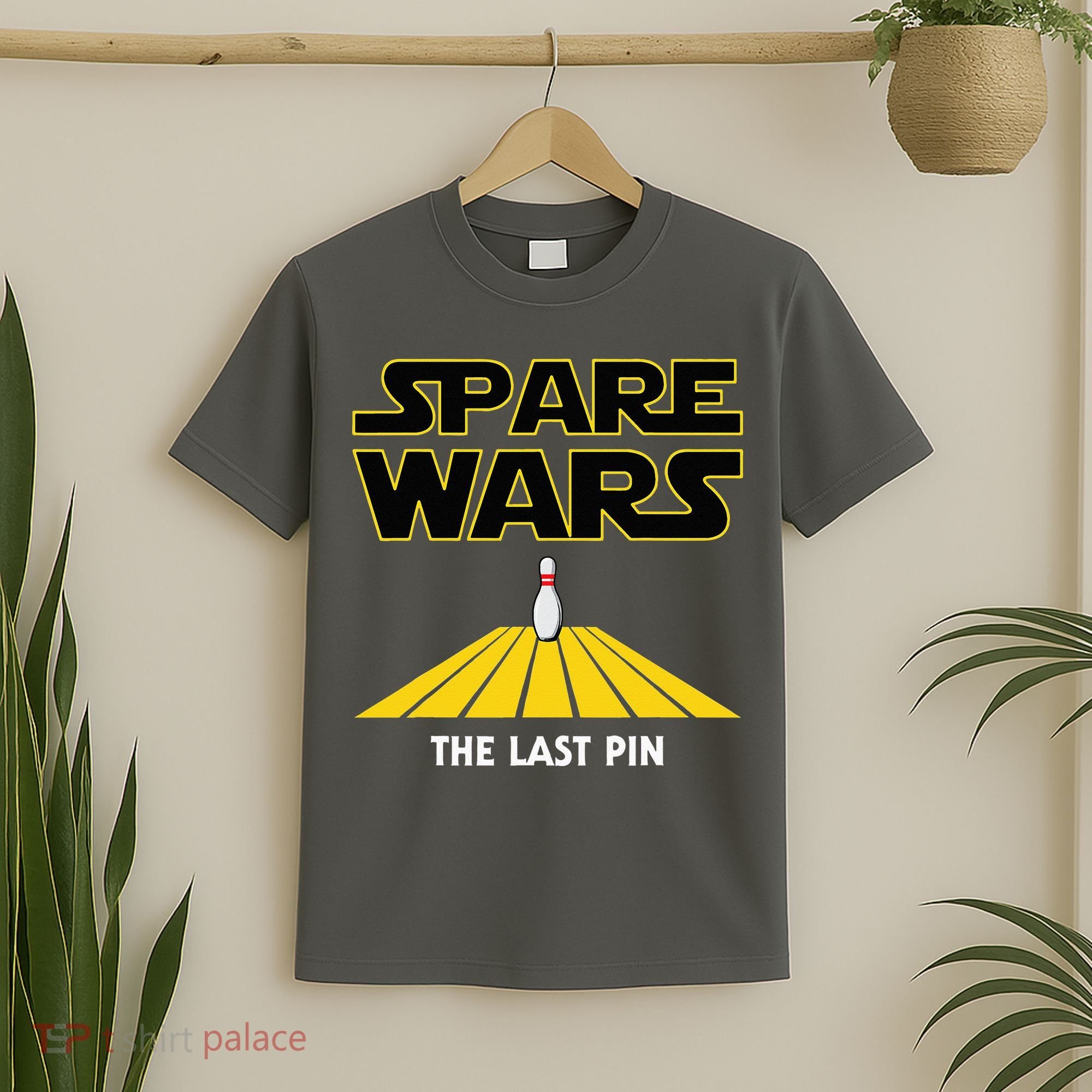 Spare Wars Bowler & Bowling Parody T-Shirt