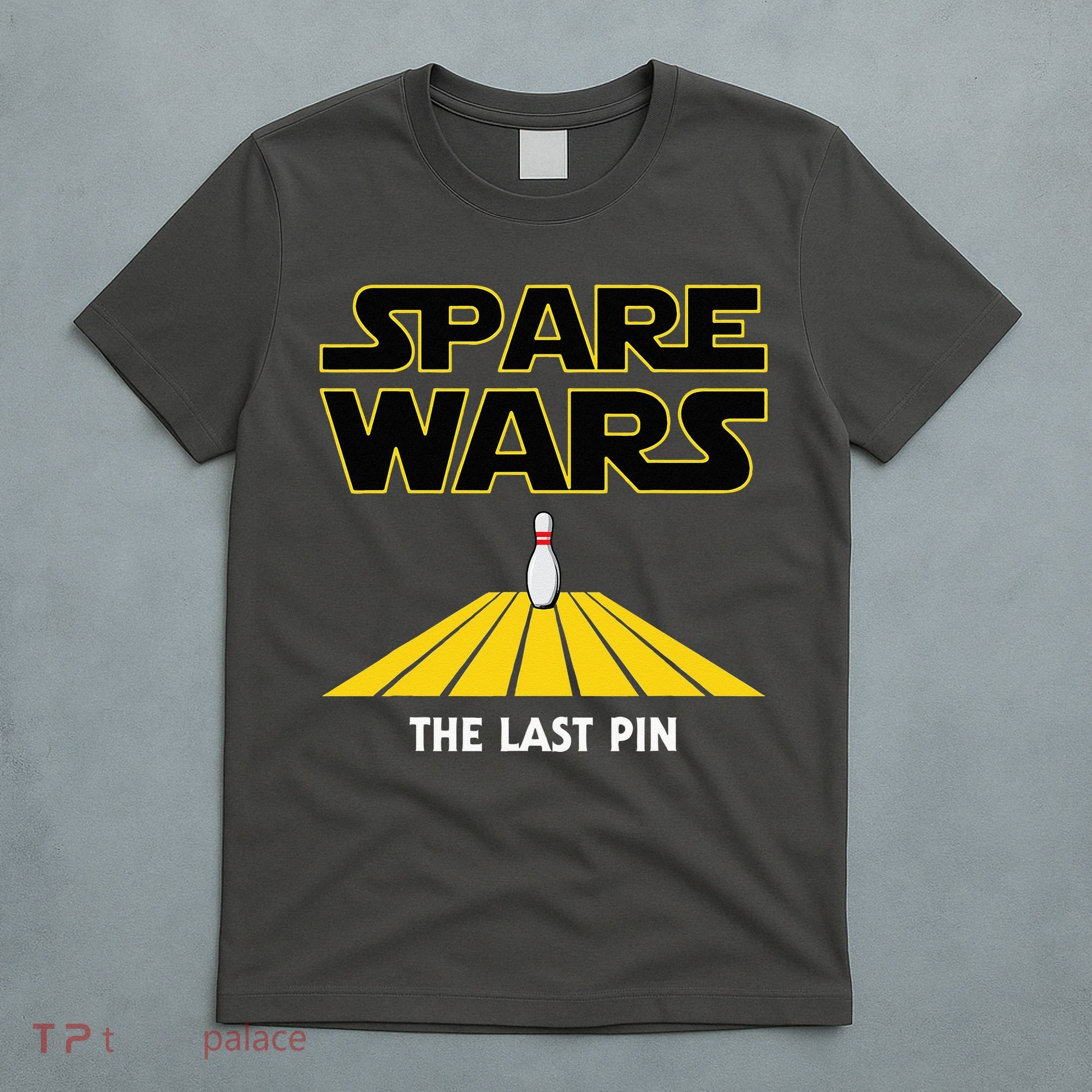 Spare Wars Bowler & Bowling Parody T-Shirt