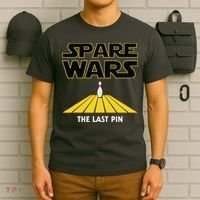 Spare Wars Bowler & Bowling Parody T-Shirt thumb 6