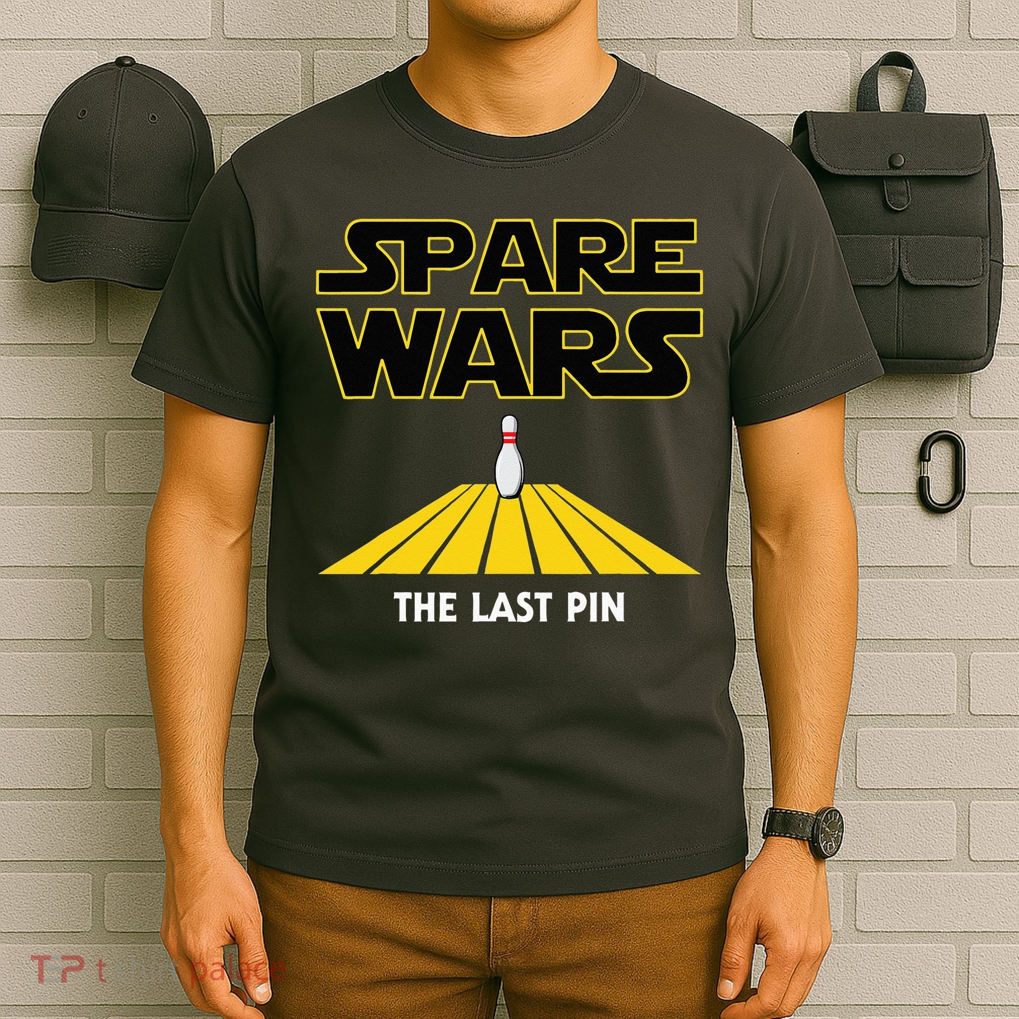 Spare Wars Bowler & Bowling Parody T-Shirt