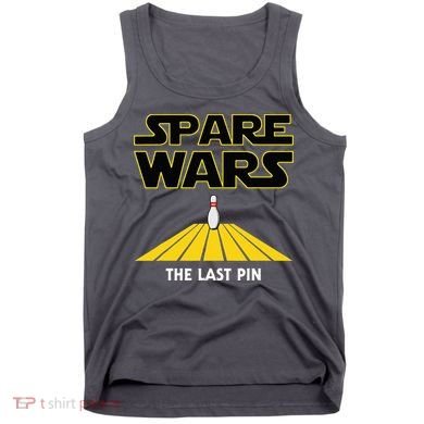Spare Wars Bowler & Bowling Parody Tank Top