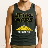 Spare Wars Bowler & Bowling Parody Tank Top thumb 3