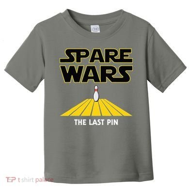 Spare Wars Bowler & Bowling Parody Toddler T-Shirt