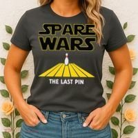 Spare Wars Bowler & Bowling Parody Women's T-Shirt thumb 2