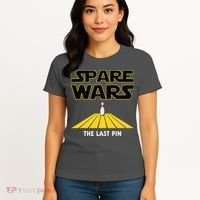 Spare Wars Bowler & Bowling Parody Women's T-Shirt thumb 4