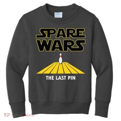 Spare Wars Bowler & Bowling Parody Kids Sweatshirt
