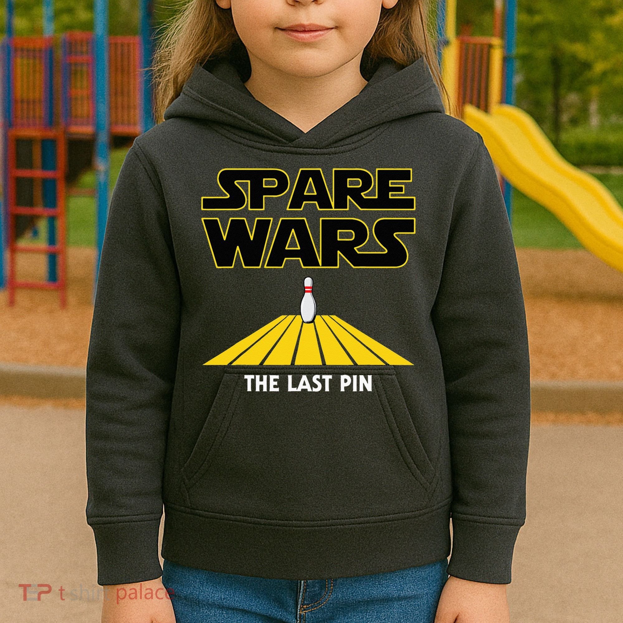 Spare Wars Bowler & Bowling Parody Kids Hoodie
