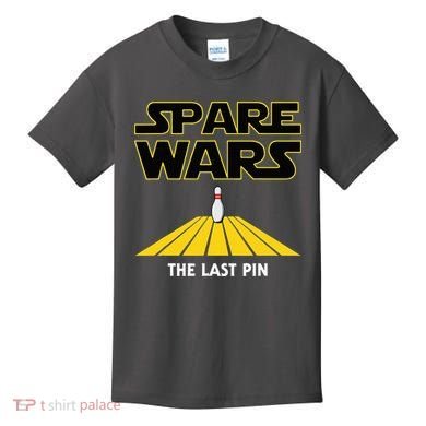 Spare Wars Bowler & Bowling Parody Kids T-Shirt