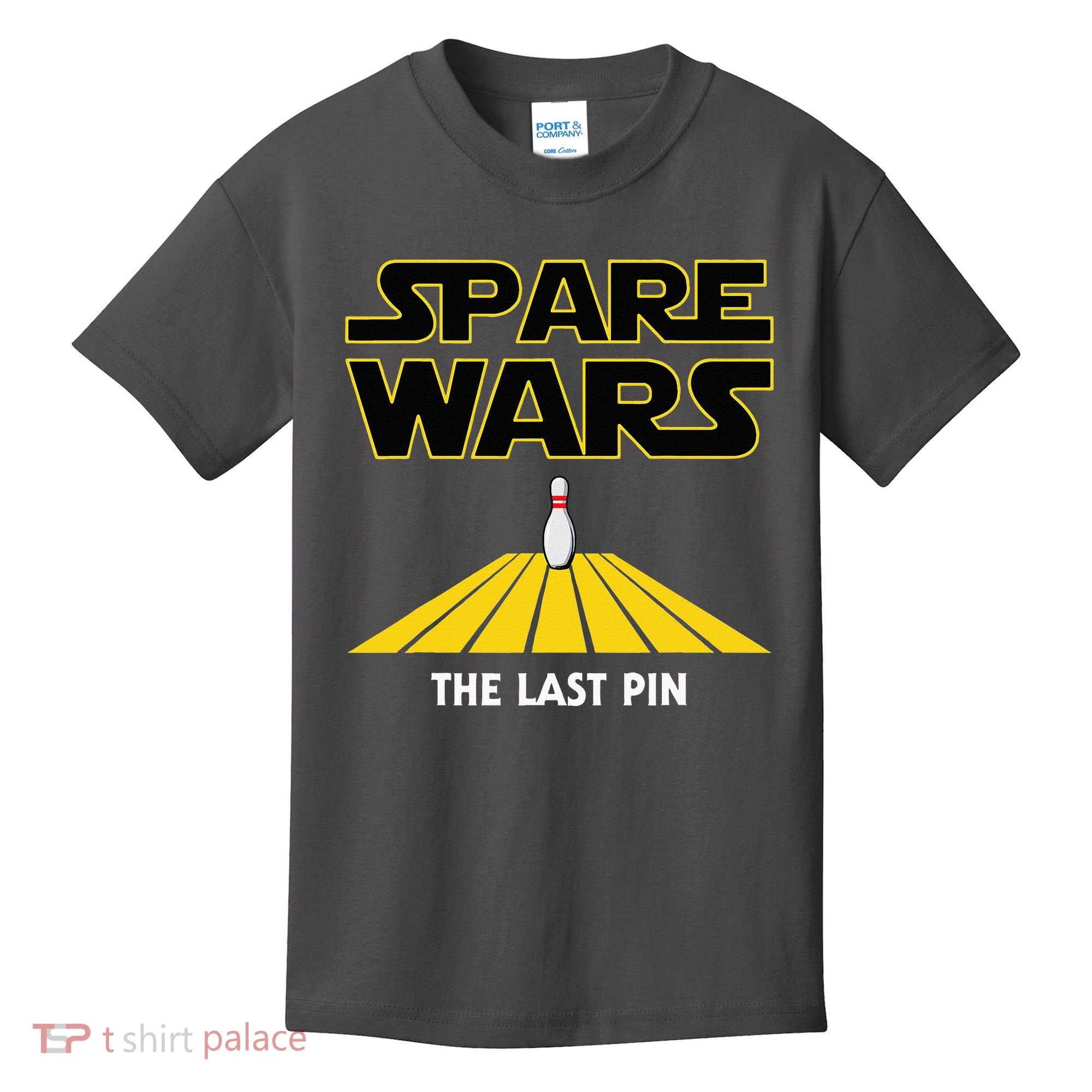 Spare Wars Bowler & Bowling Parody Kids T-Shirt